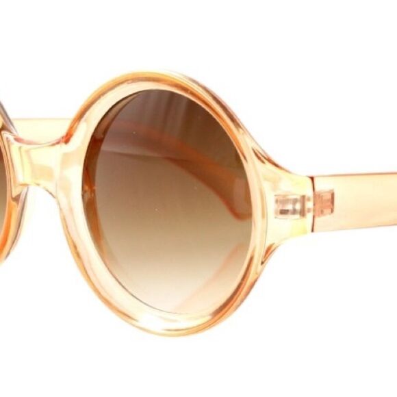 Quay Australia Sunglasses 1521 Peach Cat Eye Sunnies - Picture 8 of 13